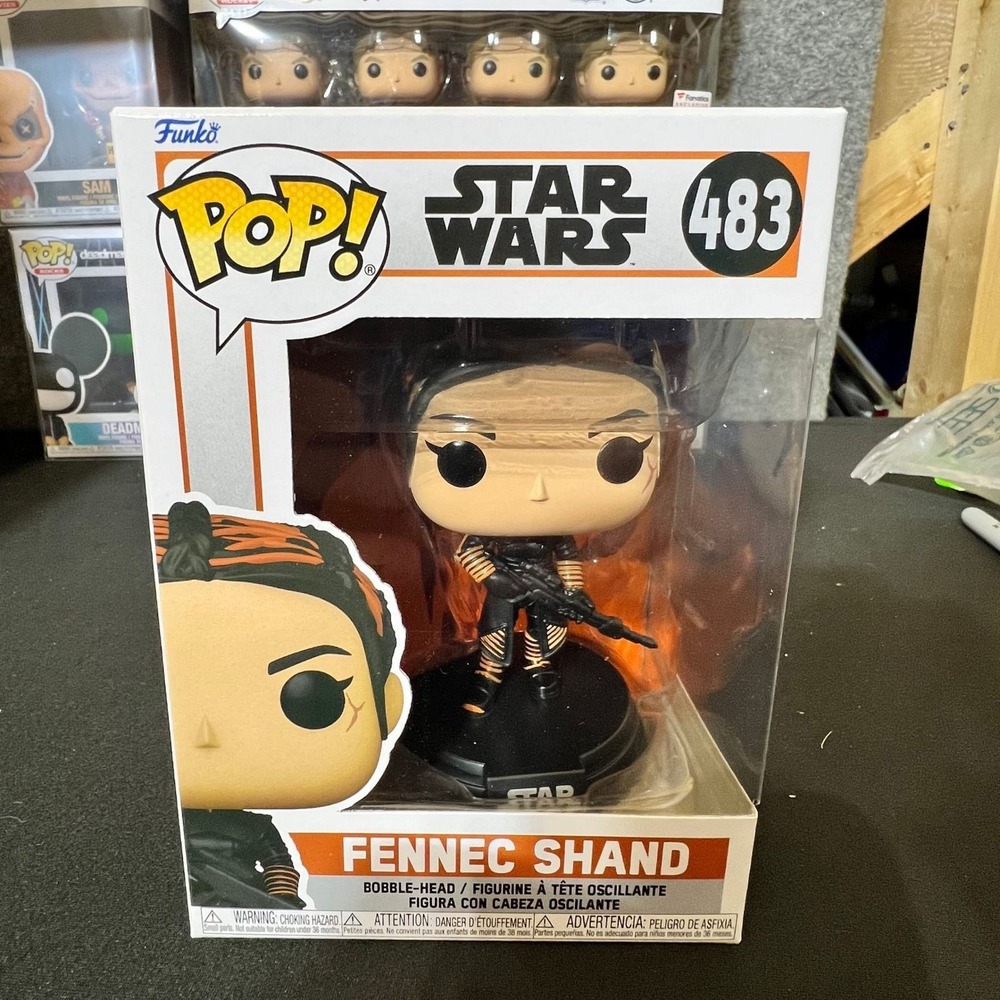 Funko Pop Star Wars The Mandalorian Fennec Shand 483 Vinyl Bobble-Head Figure